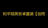 和平精英安卓直装【剑雨直装】辅助