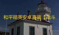 和平精英安卓直装【战斗机直装】辅助
