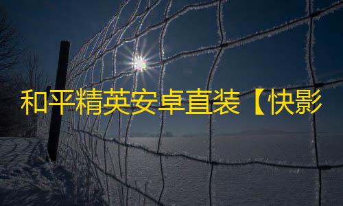 和平精英安卓直装【快影直装】辅助