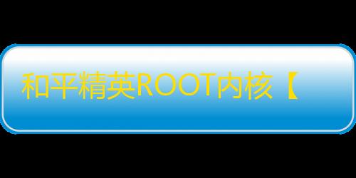 和平精英ROOT内核【牛头】外挂